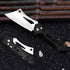 Cleaver Pocket Folding Knife for Men - 3.54" Stainless Steel Satin Blade, Aluminum Handle with Clip, EDC Knives for Outdoor, Camping...