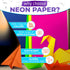 25 Sheets Neon Paper...
