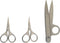 Sewing and Embroidery Scissors Set - Includes 2.75” Straight Sewing Scissors, 2.75” Curved Sewing Scissors and 4.5" Thread Nippers...