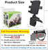 Rotating Cell Phone Holder Safe Driving 360° Rotating Multi-Functional Multi-Scene Dashboard Rearview Mirror Sun Visor Compatible with 4-7 inch Sm...
