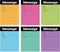 Phone Message Pad Telephone Message Sticky Notes 3.5 x 4.7 Inch Self Adhesive Message Book for Home Office School Supplies (Cute Color, 6 Pack)...