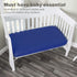 Everyday Kids Fitted Crib Sheet, 100% Soft Breathable Microfiber Baby Sheet, Fits Standard Size Crib Mattress 28in x 52in, Royal Blue Nursery Shee...