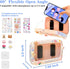 360° Shower Phone Holder Waterproof, Angle Adjustable Anti-Fog Shower Phone Case Holder for Bathroom Batheub Kitchen Wall Mirro with Random Sticke...