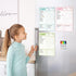 CLEVER CLEAN Magnetic Dry Erase Chore Chart - 8.5"x12" Behavior Responsibility Chore Board for Kids, Teenagers - 6 Extra Fine Point Markers Includ...