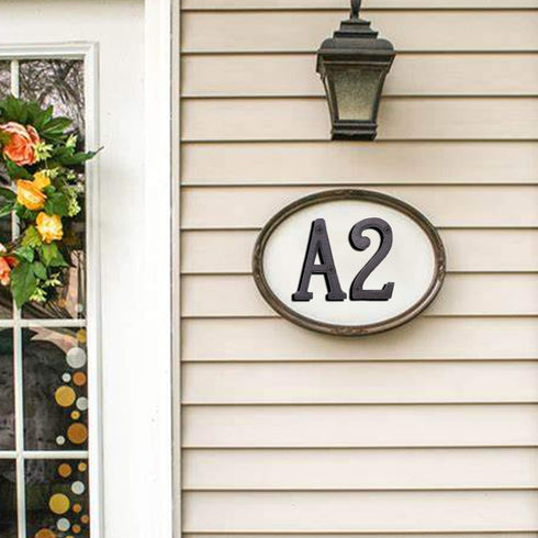 3 Inch House Numbers- Special Cast Iron Home Address Number- Easy Install (3 Inch High, 3)...