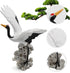 2-Pack Miniature Garden Crane Statues, Bird Art Bonsai Decor Garden Fairy Sculptures Crane...