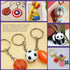 Swpeet 60Pcs Round and Heart Shape 4 Colors Key Rings O Rings with Metal Swivel Lobster Claw Clasp Keychain Assortment Kit, Flat Keychain Rings Me...