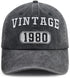 Vintage 1980 1981 1982 1983 1984 1985 1986 1987 1988 1989 Hat for Men Women, Funny Adjustable Cotton Birthday Baseball Cap...