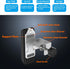 Anti-Theft Doorbell Door Mount Compatible with eufy Doorbell S330 (T8213) (Battery-Powered),Metal Mount Made of High-Hardness Stainless Steel,No D...