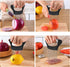 1PCS Stainless Steel Onion Holder Slicer, 2PCS Finger Guard, Holder Slicer for Vegetables, Tomato, Lemon, Meat...
