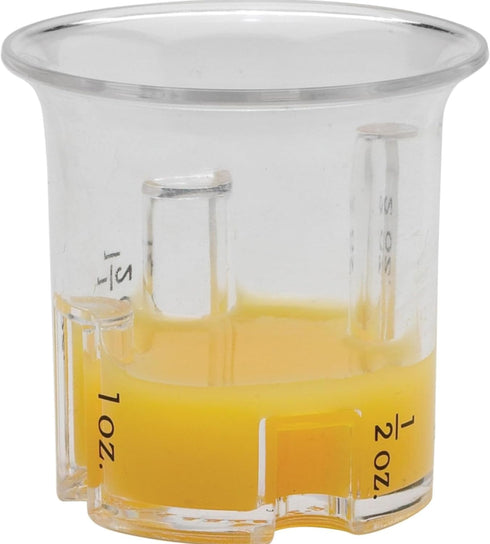 HIC Kitchen E-Z 4-Step Multi Measure Bar Cocktail Jigger, 0.5-Ounce to 2-Ounces...