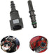 HiSport Straight & Degree Fuel Line Hose Quick Release Connect - 7.89mm 5/16 T8 in Male&Female Nylon Push-On Connector...