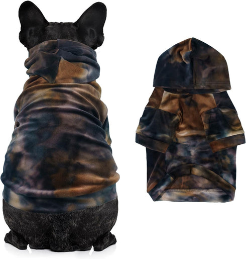 Tie Dye Dog Hoodie Puppy Sweater Sweatshirt, Cold Weather Coat Pet Clothes for Dog Cat...