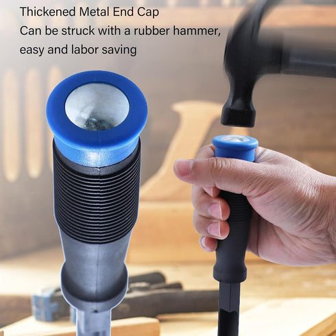 Right Angle Chisel, Squaring Corner Chisel ChromeSteel TPR Handle, Timber Framing Corner Chisel and Quickly Square Up Rounded Corners for Woodwork...