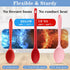 Long handle Silicone Mixing Spoon, 12" Stirring Spoons Nonstick Heat-Resistant Rubber Mixing Spoon for Cooking Baking...