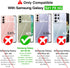 Rayboen for Samsung Galaxy S21 FE 5G Case with 2X Soft Screen Protector, Crystal Clear Hybrid Designed Protective Shockproof Slim Phone Cover for ...