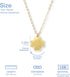 Four Leaf Clover Necklace - 18K Gold Plated Cute Shamrock Necklaces, Unique Dainty Heart Jewelry, Lucky Charm Pendant For Girls, St Patricks Day G...