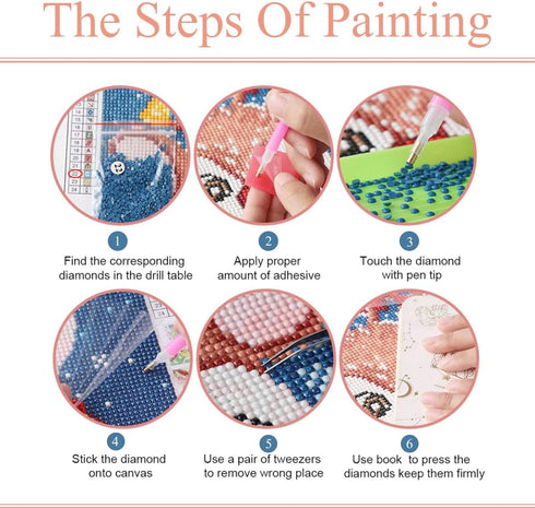 NIUNIU ART Adult DIY 5D Diamond Painting by Number Kits Boxer Dog Round Full Drill Embroidery Cross Stitch Arts Craft Canvas Supply for Home Wall ...