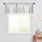 MRTREES Striped Sheer Valance Curtain, Rod Pocket Sheer Linen Textured Curtains Valance, Light Filtering Window Curtains Treatment for Bedroom/Liv...