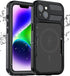 Magnetic for iPhone 14 Plus Waterproof Case Compatible with Mag-Safe Charging,Built-in Screen Protector Military Grade Drop Tested Rugged Shockpro...