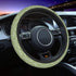 Steering Wheel Cover, Mushrooms Olive Green, Universal 15 Inches Car...