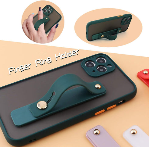 Removable and Reusable Cell Phone Grip Strap, Yetaida Telescopic Finger Kickstand Bracket Universal Silicone Phone Holder Stand and Portable Finge...
