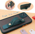 Removable and Reusable Cell Phone Grip Strap, Yetaida Telescopic Finger Kickstand Bracket Universal Silicone Phone Holder Stand and Portable Finge...