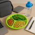 BNYD Portion Control Lunch Container with Lid – Travel Food Storage for Meal Prep, Bento Box Style, Divided Microwave Safe Dish (Set of 1)...