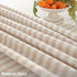 TruDelve Small Round Table Cloth 60 Inch Beige Striped Cloth Tablecloth Boho Fall Round Tablecloths for Outdoor Table Cover (Beige,60",Round)...