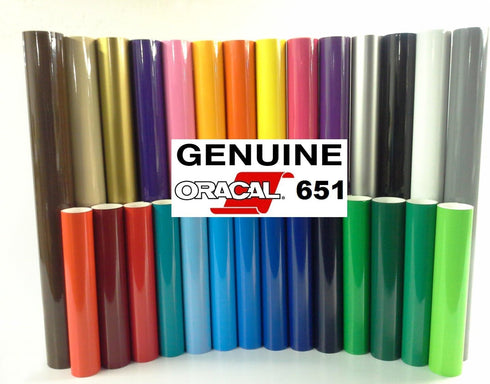 VViViD ORACAL 651 Multi-Colored Vinyl Solvent-Based Adhesive-Backed Calendared Wrap Decals w/Yellow Multi-Purpose Squeegee (12x 5ft, Red)...