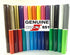 VViViD ORACAL 651 Multi-Colored Vinyl Solvent-Based Adhesive-Backed Calendared Wrap Decals w/Yellow Multi-Purpose Squeegee (12x 5ft, Red)...