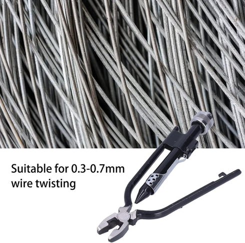 Twisting Pliers, Labor Saving 0.3?0.7mm Lock Twist for Jewelry for Industrial Applications(6 inches)...