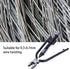 Twisting Pliers, Labor Saving 0.3?0.7mm Lock Twist for Jewelry for Industrial Applications(6 inches)...