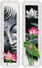 Vervaco Cross Stitch Bookmark Kit Lotus and Buddha (Set of 2) 2.4" x 8"...