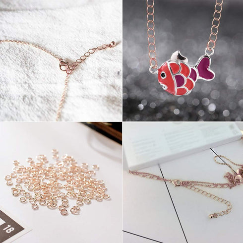 EuTengHao 1504pcs Open Jump Ring and Lobster Clasps Jewelry Repair Tools Jewelry Making Supplies Kit with Jewelry Making Accessories for Necklace ...