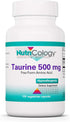 Nutricology Taurine 500mg Supplement - Cardiovascular Support, Free Form Amino Acid, Pure, Organic, Vegetarian Capsules - 100 Count...