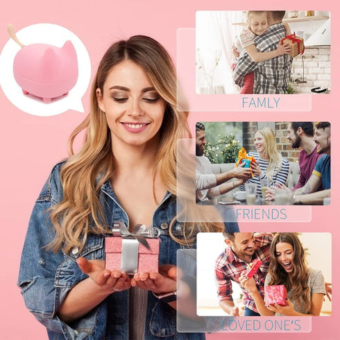 Portable Bluetooth Speaker, Mini Wireless Speakers with Clarity Stereo, TWS Pairing,Built-in Mic, Super Bass, Cute Pet Mini Speaker Subwoofer?Birt...