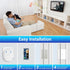 Door Chime, Wireless Door Chimes When Door Opens, Door Sensor Chime with 58 Music Prompts, 5 Volume Levels, LED Indicator and 160FT Range for Busi...