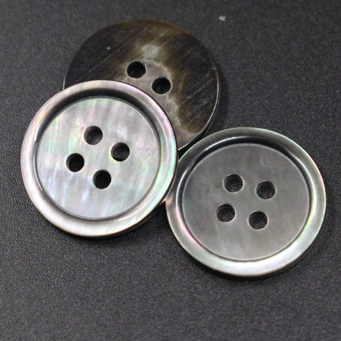 14 Piece Smoke Mother of Pearl Blazer & Suits Button Set - Smoke Grey - for Blazer, Sport Coat, Uniform, Jacket(Natural Color)...