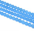 Natural Aquamarine Chalcedony Round Loose Beads for Jewelry Making DIY Bracelet Necklace (4mm)...