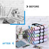 Vinyl Storage Rack Store Up to 15 Vinyl Rolls Acrylic Storage Organizer Aperture 2 Inch Multiple Display Holder for Craft Room and More, 12 x 7.8 ...