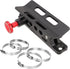 Quick Release Fire Extinguisher Holder Mount Bracket High Density Nylon Roll Bar Mount Bottle Holder Adjustable with 4 Clamps for Wrangler TJ JK J...