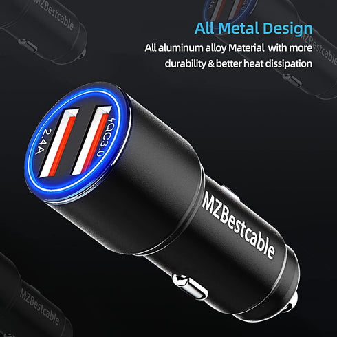 Car Charger Fast Charging for Moto G Stylus 5G 2021 2020/Power 2021 2022 2023,G100/G Pure/G Play/G Fast/G7 Play Power,Edge 2021 2020/Z4 Z3,One 5G ...