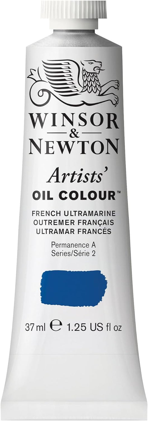 Winsor & Newton Artists' Oil Color, 37ml (1.25 oz) Tube, French Ultramarine...