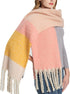 Wander Agio Winter Warm Scarf for Women Long Shawl Large Scarves Cold Weather Thick Blanket Scarfs Color Matching...