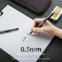 M&G 8 Pcs Fine Point Pen Liquid Rollerball Pens, 0.5mm Black Ink Pens Ultra Fine Point Pens Smooth Writing for Note Taking, Office School Supplies...