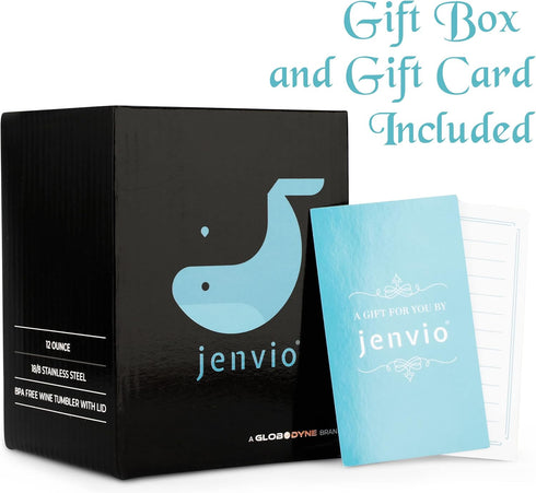 JENVIO Golf Gifts for Women | White Stainless Steel Wine Tumbler Sliding Lid and Straw | Funny Female Themed Stuff for Golfers Christmas Gift (12 ...