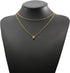 MOMOL Layered Initial Necklace for Women 18K Gold Plated Stainless Steel Layering Beaded Choker Necklace Personalized Tiny Letters Name Necklace...