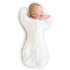 SwaddleDesigns Transitional Swaddle Sack, Arms Up Half-Length Sleeves & Mitten Cuffs, Swaddle for Newborn Transition to Baby Sleep Sack Wearable B...