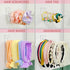 Bigfety Acrylic Headband Holder Wall, 6 Pack Clear Hanging Headband Organizer Storage for Girls Women...